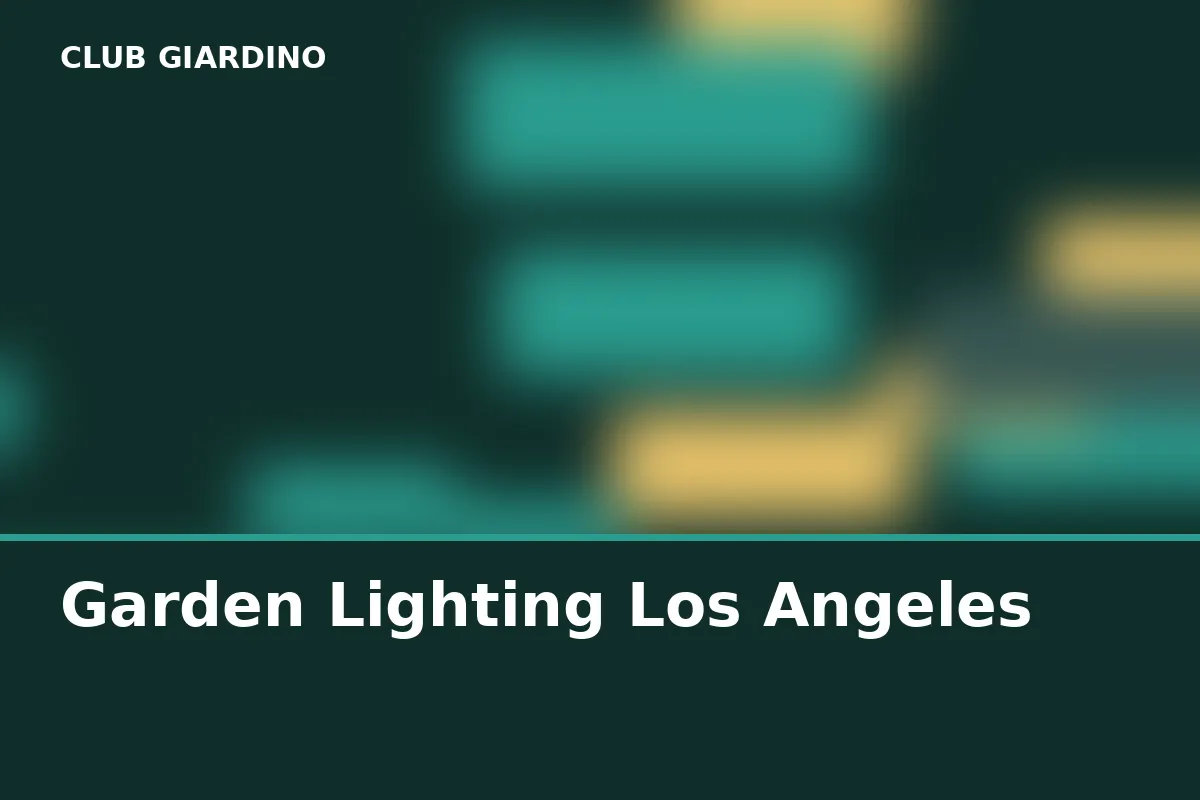 Garden Lighting